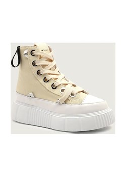INUIKII Skórzane Trampki MATILDA CANVAS HIGH 23 ze sklepu Gomez Fashion Store w kategorii Trampki damskie - zdjęcie 187552778