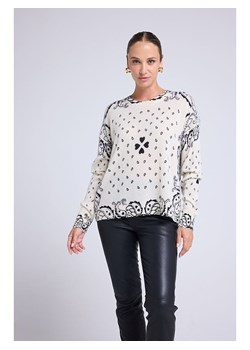 Maison Héritage Cashmere Kaszmirowy sweter w kolorze kremowym ze sklepu Limango Polska w kategorii Swetry damskie - zdjęcie 187553678