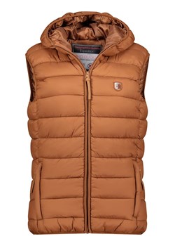 Geographical Norway Kamizelka pikowana "Vatikotal" w kolorze karmelowym ze sklepu Limango Polska w kategorii Kamizelki damskie - zdjęcie 187553697