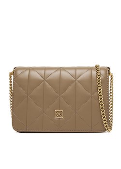 Calvin Klein Torebka Quilted Mini Chain Bag LV04F3321G Beżowy ze sklepu MODIVO w kategorii Kopertówki - zdjęcie 187553759