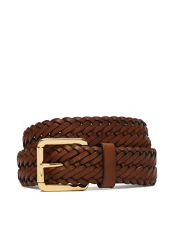 LAUREN RALPH LAUREN Pasek 412968766002 Brązowy ze sklepu MODIVO w kategorii Paski damskie - zdjęcie 187553766