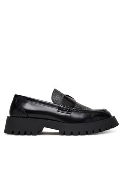 Guess Loafersy MPGOR FAL14 Czarny ze sklepu MODIVO w kategorii Półbuty męskie - zdjęcie 187553779