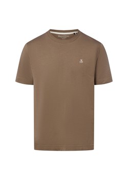 Marc O'Polo Koszulka męska Mężczyźni Bawełna taupe jednolity ze sklepu vangraaf w kategorii T-shirty męskie - zdjęcie 187554317