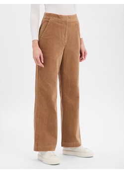Msch Copenhagen Damskie spodnie sztruksowe - MSCHGeggo Kobiety Sztruks brązowy jednolity ze sklepu vangraaf w kategorii Spodnie damskie - zdjęcie 187554336