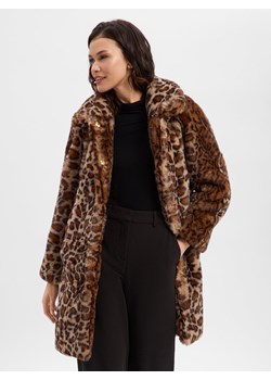 Nümph Damska kurtka ze sztucznego futra - NULulla Kobiety beżowy wzorzysty ze sklepu vangraaf w kategorii Kurtki damskie - zdjęcie 187554339