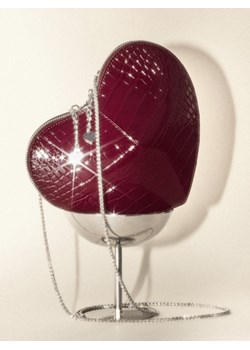 Mohito - Torebka serce - ciemny fiolet ze sklepu Mohito w kategorii Kopertówki - zdjęcie 187554668