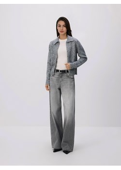 Reserved - Kardigan z domieszką wełny - szary ze sklepu Reserved w kategorii Swetry damskie - zdjęcie 187554907
