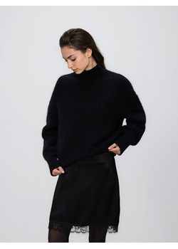 Reserved - Spódnica mini z wiskozy - czarny ze sklepu Reserved w kategorii Spódnice - zdjęcie 187555015