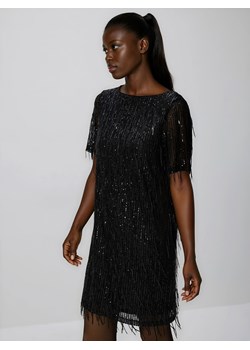 Reserved - Cekinowa sukienka mini - czarny ze sklepu Reserved w kategorii Sukienki - zdjęcie 187555095