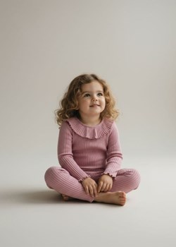 Sinsay - Bluzka z długimi rękawami - różowy ze sklepu Sinsay w kategorii Kaftaniki i bluzki - zdjęcie 187555675