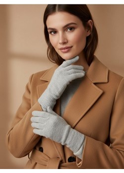 Sinsay - Rękawiczki z domieszką wełny - szary ze sklepu Sinsay w kategorii Rękawiczki damskie - zdjęcie 187555679