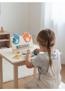 Sinsay - Drewniana zabawka do nauki liczenia - wielobarwny ze sklepu Sinsay w kategorii Zabawki - zdjęcie 187555718