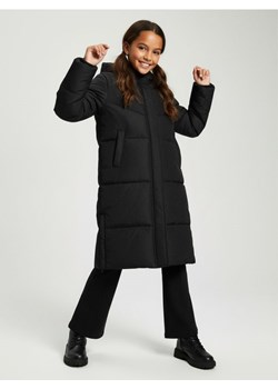 Sinsay - Płaszcz z odpinanymi rękawami - czarny ze sklepu Sinsay w kategorii Płaszcze dziewczęce - zdjęcie 187555729