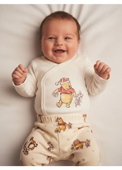 Sinsay - Body z długimi rękawami Winnie the Pooh - kremowy ze sklepu Sinsay w kategorii Odzież dla niemowląt - zdjęcie 187555775