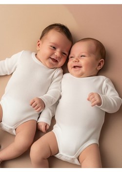 Sinsay - Body 2 pack - biały ze sklepu Sinsay w kategorii Body niemowlęce - zdjęcie 187555776