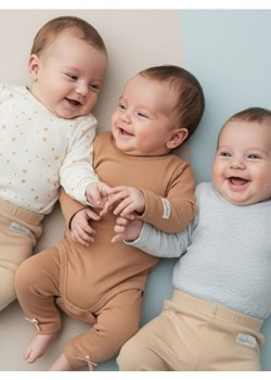 Sinsay - Body 3 pack - kremowy ze sklepu Sinsay w kategorii Body niemowlęce - zdjęcie 187555777