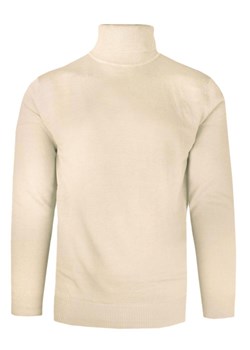 Elegancki Golf Męski - Brave Soul - Kremowy (Śmietankowy) SWBRSAW25HUMEoatmeal ze sklepu JegoSzafa.pl w kategorii Swetry męskie - zdjęcie 187556107