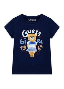 Guess Kids Top 180204 Niebieski Classic Fit ze sklepu MODIVO w kategorii T-shirty chłopięce - zdjęcie 187556899