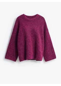 Mohito - Bordowy sweter z wełną alpaki - kasztanowy ze sklepu Mohito w kategorii Swetry damskie - zdjęcie 187557329