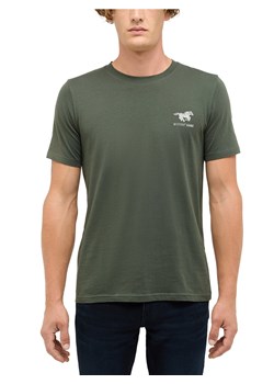 Mustang Koszulka męska - Austin Mężczyźni Bawełna czarny nadruk ze sklepu vangraaf w kategorii T-shirty męskie - zdjęcie 187557458