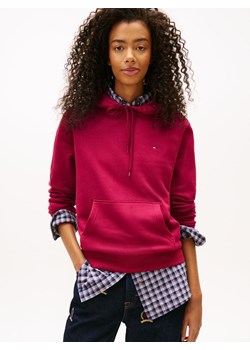 Tommy Jeans Damski sweter z kapturem Kobiety Bawełna czerwony jednolity ze sklepu vangraaf w kategorii Bluzy damskie - zdjęcie 187557465
