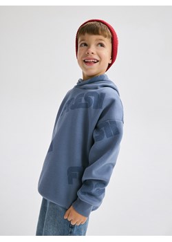 Reserved - Bluza oversize z kapturem - turkusowy ze sklepu Reserved w kategorii Bluzy chłopięce - zdjęcie 187557556