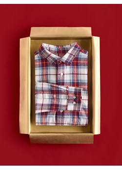 Reserved - Koszula regular fit w kratę - czerwony ze sklepu Reserved w kategorii Koszule męskie - zdjęcie 187557636