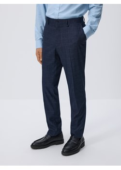 Reserved - Spodnie garniturowe slim fit - granatowy ze sklepu Reserved w kategorii Spodnie męskie - zdjęcie 187557877