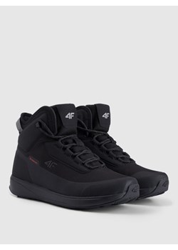 Męskie buty zimowe śniegowce 4F 4FRAW25FWINM064 - czarne ze sklepu Sportstylestory.com w kategorii Buty zimowe męskie - zdjęcie 187558136