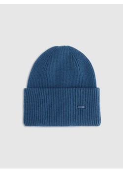 Czapka beanie uniseks 4F 4FRAW25ACAPU0721 - granatowa ze sklepu Sportstylestory.com w kategorii Czapki zimowe damskie - zdjęcie 187558257