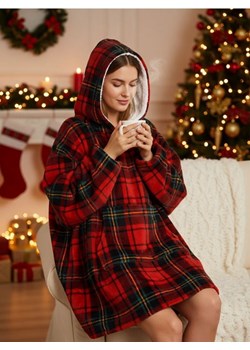 Sinsay - Snoodie - czerwony ze sklepu Sinsay w kategorii Piżamy męskie - zdjęcie 187559337