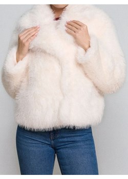 Sinsay - Sztuczne futro - kremowy ze sklepu Sinsay w kategorii Futra damskie - zdjęcie 187559348