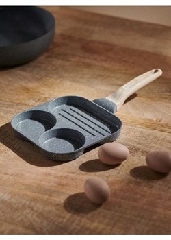 Sinsay - Patelnia do jajek i bekonu - szary ze sklepu Sinsay w kategorii Naczynia - zdjęcie 187559408