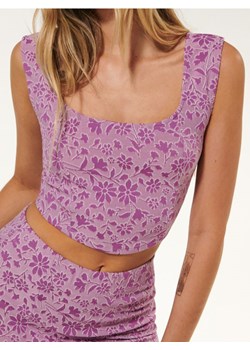 Sinsay - Crop top z kwiatowym motywem - różowy ze sklepu Sinsay w kategorii Bluzki damskie - zdjęcie 187559499