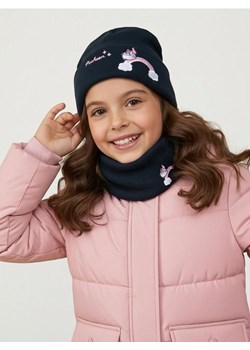 Sinsay - Zestaw: Czapka i komin Pusheen the Cat - granatowy ze sklepu Sinsay w kategorii Czapki dziecięce - zdjęcie 187559509