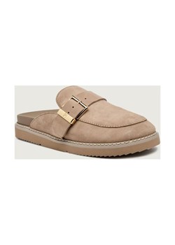 Tommy Hilfiger Ocieplane mule | zamsz ze sklepu Gomez Fashion Store w kategorii Klapki damskie - zdjęcie 187559656