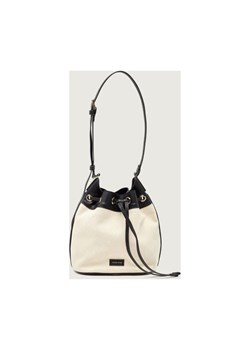 Anine Bing Worek MINI ALANA | z dodatkiem skóry ze sklepu Gomez Fashion Store w kategorii Torebki worki - zdjęcie 187559667
