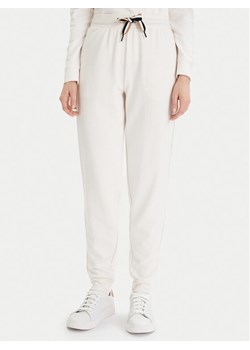 Boss Spodnie dresowe CP Stripe 50524759 Écru Regular Fit ze sklepu MODIVO w kategorii Spodnie damskie - zdjęcie 187560716
