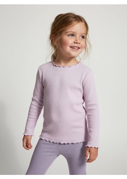 Sinsay - Prążkowana bluzka - fioletowy ze sklepu Sinsay w kategorii Bluzki dziewczęce - zdjęcie 187561666