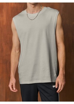 Sinsay - Koszulka bez rękawów - szary ze sklepu Sinsay w kategorii T-shirty męskie - zdjęcie 187561675