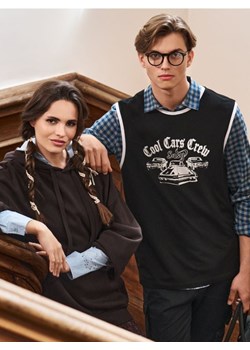 Sinsay - Tank top z nadrukiem - czarny ze sklepu Sinsay w kategorii T-shirty męskie - zdjęcie 187561676