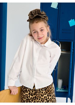 Sinsay - Koszula z marszczeniami - biały ze sklepu Sinsay w kategorii Koszule dziewczęce - zdjęcie 187561679