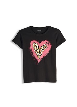 GATE Bawełniana koszulka z nadrukiem 8Y ze sklepu gateshop w kategorii Bluzki dziewczęce - zdjęcie 187561797