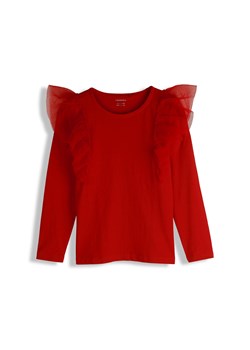 GATE Bawełniany top z tiulowymi falbanami 5Y ze sklepu gateshop w kategorii Bluzki dziewczęce - zdjęcie 187561817