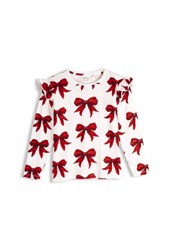 GATE Bawełniana koszulka z nadrukiem 4Y ze sklepu gateshop w kategorii Bluzki dziewczęce - zdjęcie 187561895