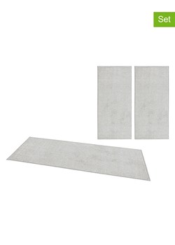 Hanse Home 3-częściowy zestaw chodników &quot;Pure&quot; w kolorze jasnoszarym ze sklepu Limango Polska w kategorii Dywany - zdjęcie 187562105