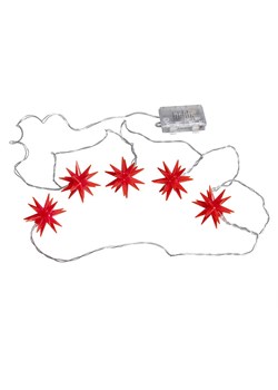 Hollybell Łańcuch świetlny LED w kolorze czerwonym - Ø 6 cm ze sklepu Limango Polska w kategorii Oświetlenie - zdjęcie 187562277