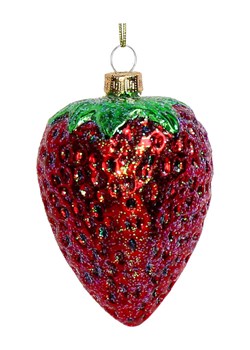 Kersten Ozdoba choinkowa &quot;Strawberry&quot; w kolorze czerwono-jasnoróżowym - wys. 10 cm ze sklepu Limango Polska w kategorii Dekoracje bożonarodzeniowe - zdjęcie 187562296
