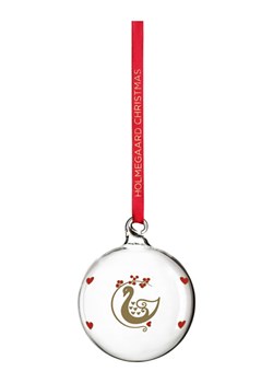 Rosendahl Zawieszka dekoracyjna &quot;Arets Juleskugle&quot; w kolorze czerwonym - wys. 7,5 cm ze sklepu Limango Polska w kategorii Dekoracje bożonarodzeniowe - zdjęcie 187562328