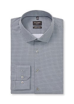 OLYMP Koszula "No 6" - Super Slim - w kolorze granatowo-białym ze sklepu Limango Polska w kategorii Koszule męskie - zdjęcie 187562509